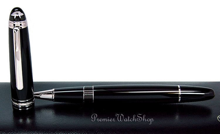   MEISTERSTUCK DIAMOND LE GRAND 106126 PLATINUM ROLLER BALL PEN  