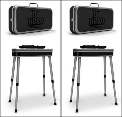 DJ Hero Renegade CASE & STAND Combo Xbox 360/Wii/PS3  