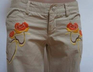 JW LOS ANGELES PEACE Beautifully Embroidered Jeans Pants Sz 4  