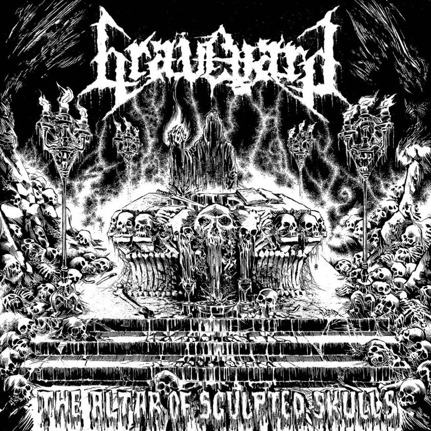   The Altar Of Sculpted Skulls AUTOPSY CARNAGE DEATH ASPHYX  