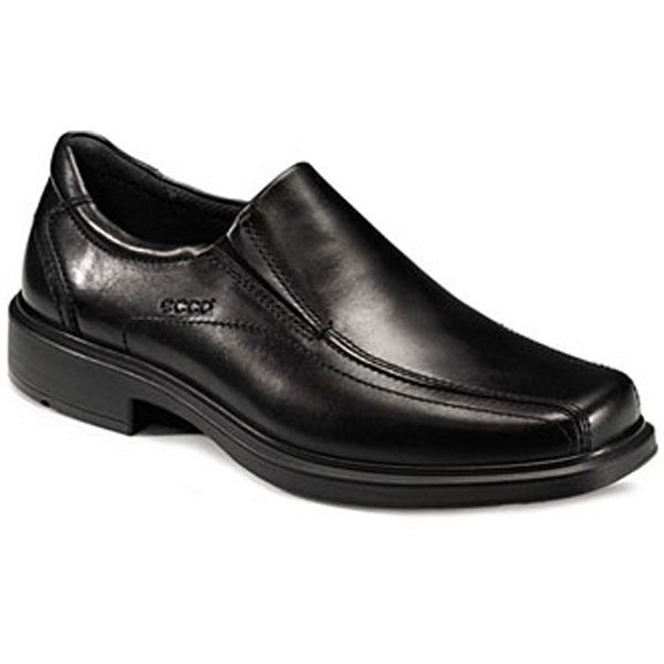 Mens Ecco Helsinki Bicycle Toe Slip On Dress Shoes Black *New In Box 