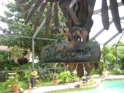 THE PHOENIX Wind Chime WELDED FROM EATING UTENSILS  