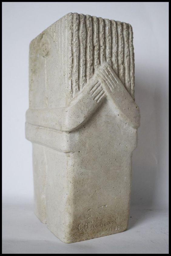 BEAUTIFUL SCULPTURE BY BRANCUSI   THE KISS  