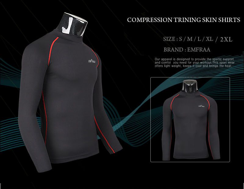 MENS COMPRESSION SHIRT and PANTS KIT skin tight gear  