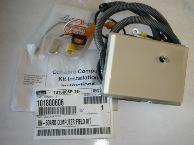   CAR GOLF CART ON BOARD COMPUTER FIELD KIT 101800606 WITH INSTRUCTIONS