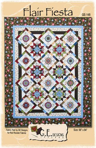 GE Designs Flair Fiesta quilt pattern  