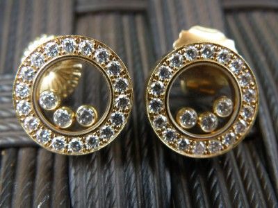 Chopard Happy Diamonds Round 18 kt Earrings  