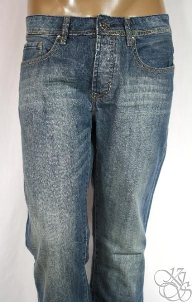 BUFFALO JEANS Kobe Slim Boot Cut King Fit Sleek and Heavy Wash Denim 