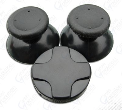 XBOX 360 CONTROLLER THUMBSTICK ANALOGS W/ D PAD   BLACK  