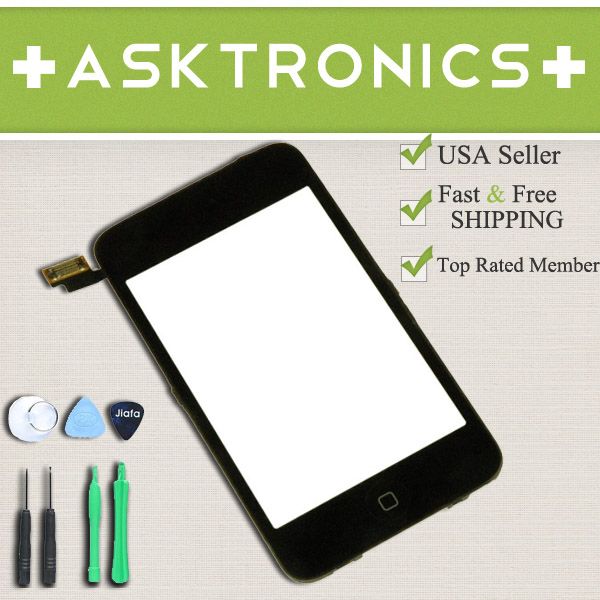   iPod Touch 2nd Gen Touch Screen Glass Digitizer with Frame and home