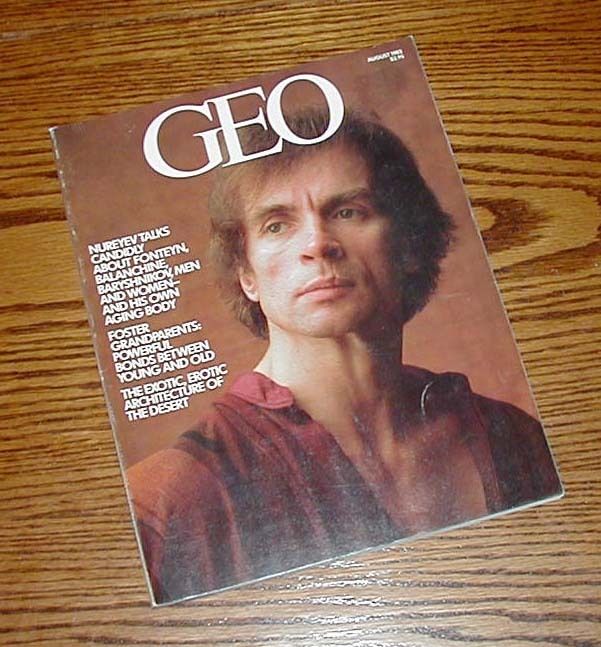 RUDOLF NUREYEV GEO MAGAZINE 1983 BMX MOTOCROSS RACING  