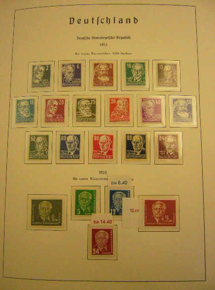 Excellent complete mint collection of GDR in 4 binders  