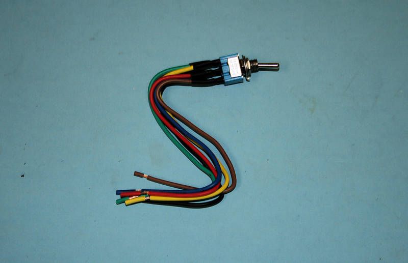 Toggle Switch mini with 6 wires SPDT on off TSMD 1  