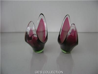 MURANO   PAIR OF ART GLASS BOWLS  