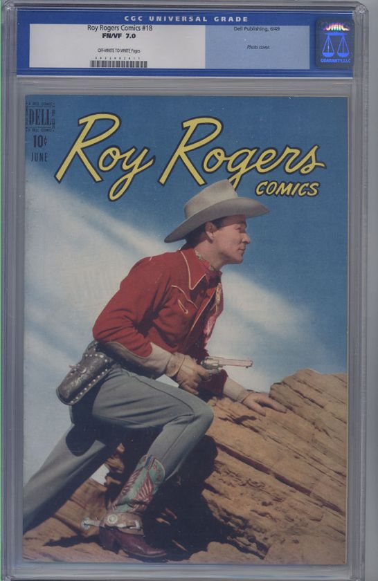 Roy Rogers Comics #18 CGC 7.0 FNVF Goldie Photo  