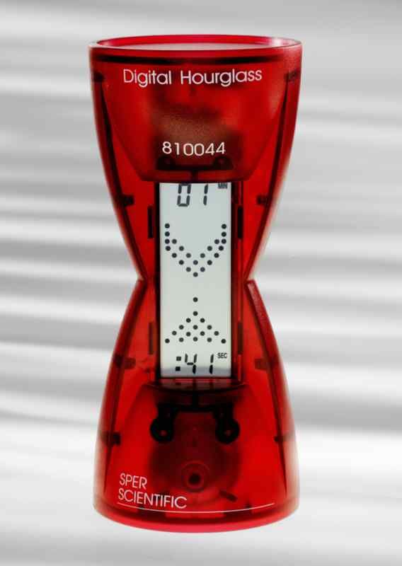 Digital Hourglass Timer   Sper Scientific   810044  