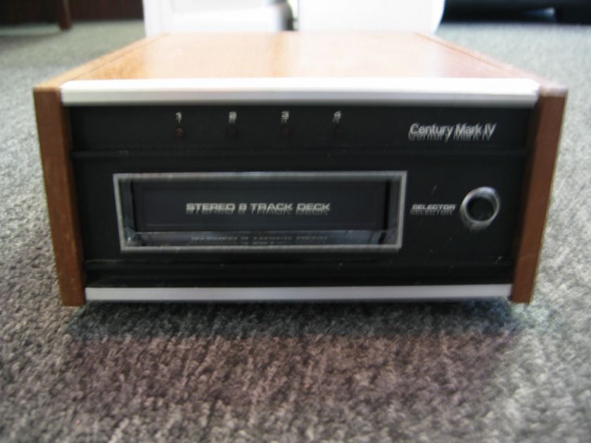 Century Mark IV Console 8 Track Deck Player MIJ Nice  