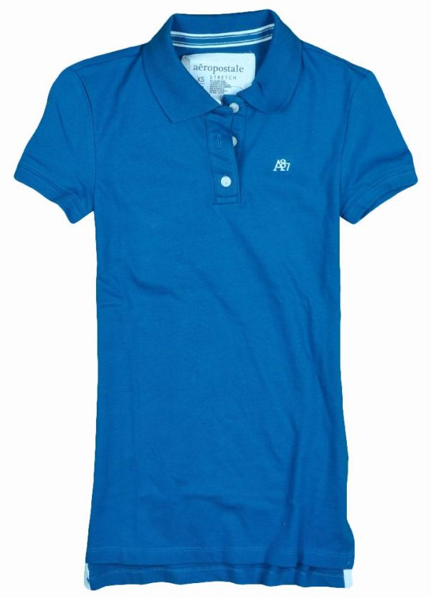 Aeropostale womens Uniform A87 3 button polo shirt   Style 4442 