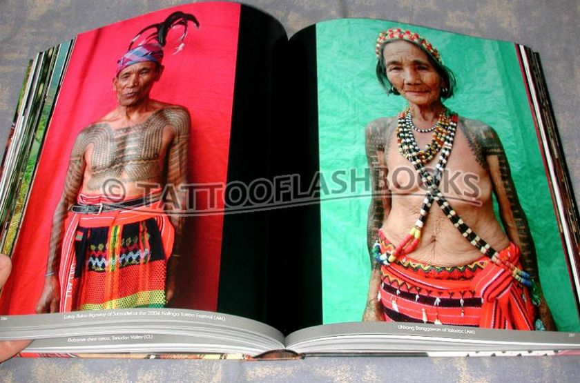 KALINGA TATTOO TRIBAL Flash Ink Gun Kit Machine Book  