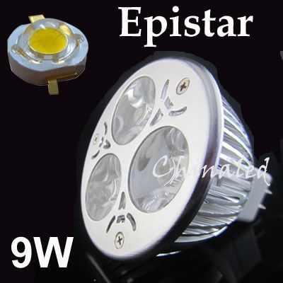   Indoor Household LED Lighting Down light Bulb Lamp 12V 3x3W  