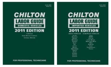 Chilton 2012 Labor Guide 2 Book Set Domestic & Import  