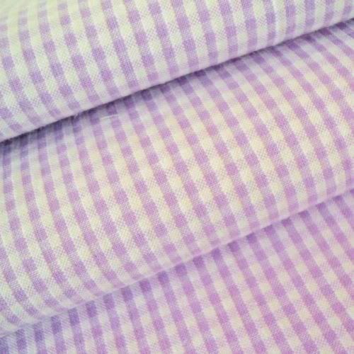 SEERSUCKER GINGHAM nursery COTTON FABRIC per m  