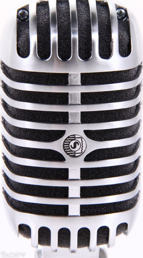 Shure 55SH UNIDYNE Series II Cardioid Dynamic Microphone Features at a 