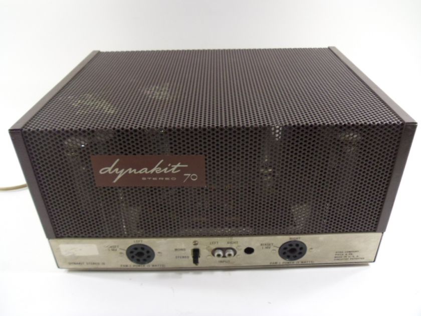 Dynaco Dynakit Stereo 70 ST70 Tube Amplifier Dyna Co.  