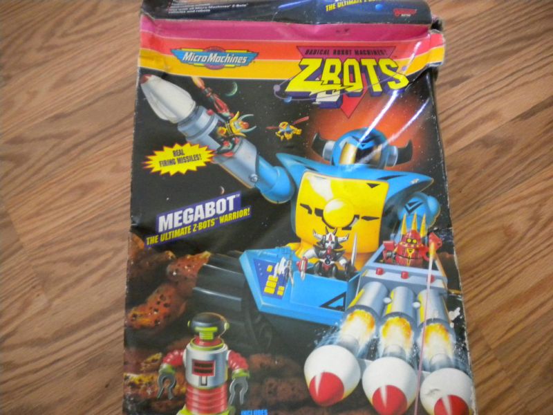 Micro Machines Z Bots MEGABOT MIB vintage  