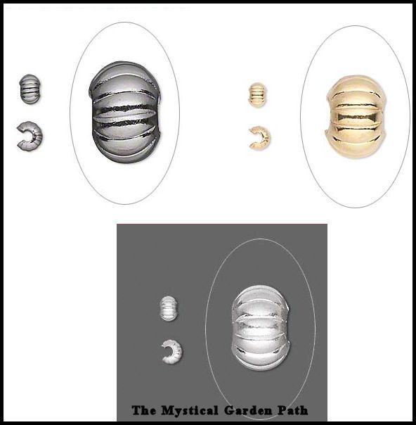 5mm Corrugated Crimp Cover *Hide knots * You Choose  