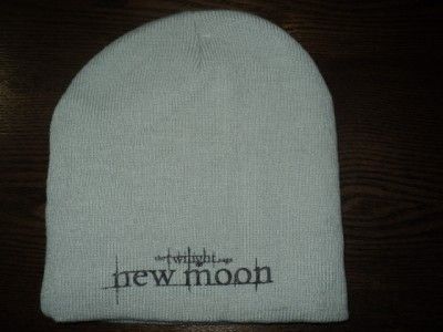 twilight new moon Cullen Crest Beanie Hat & S Raglan T  