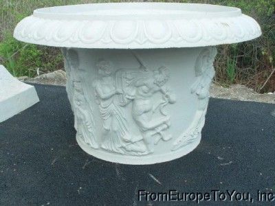 MONUMENTAL CAST IRON VICTORIAN 15 FT PALACE URNS C100  