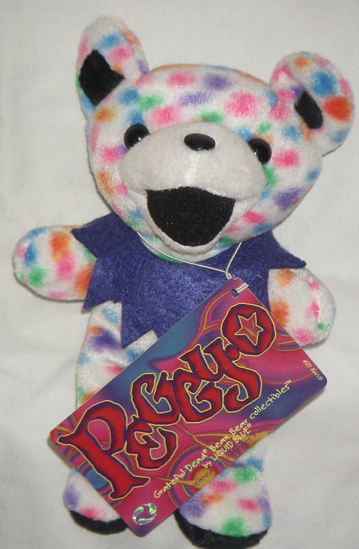 GRATEFUL DEAD DANCING BEAR 7 PLUSH PEGGY O STEVE SMITH  