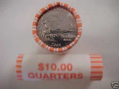 2006 Nebraska P Quarter Bank Roll UNC H/T  