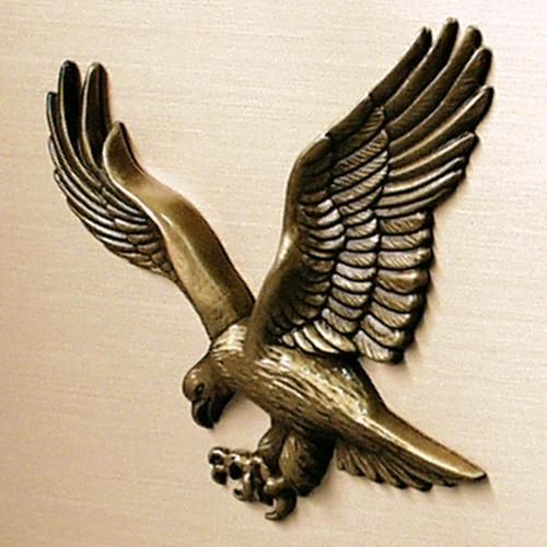 Eagle Bronze Cube Companion Cremation Urn   