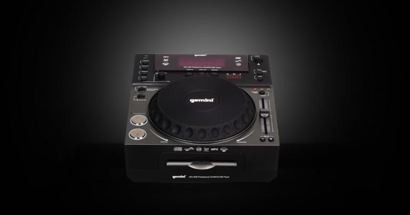GEMINI DJ CDJ 600 DJ Tabletop CD//USB Player With Scratching 