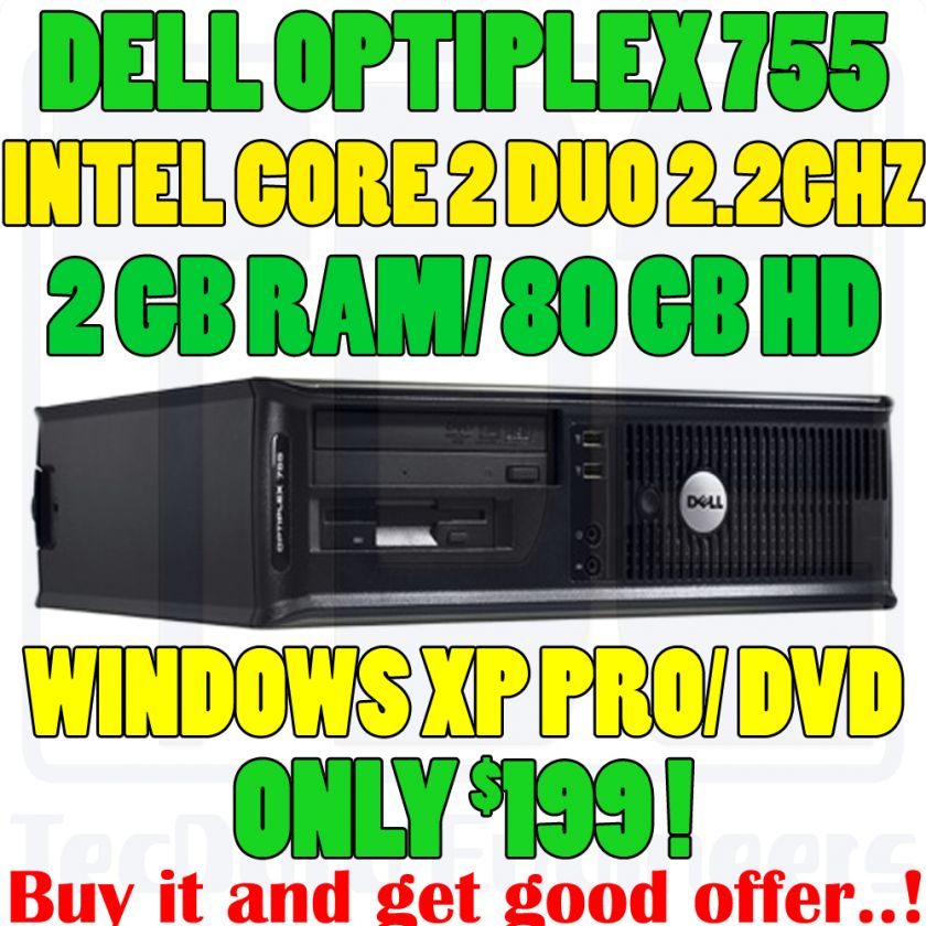 DELL OPTIPLEX 755   DEAL NEVER END @ TECDATA 076783016996  