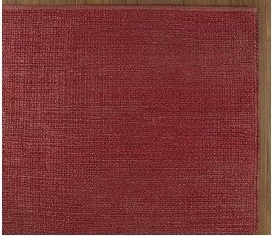   BARN HEATHERED CHENILLE JUTE RUG RED 8X10 8 X 10 SEALED NEW  