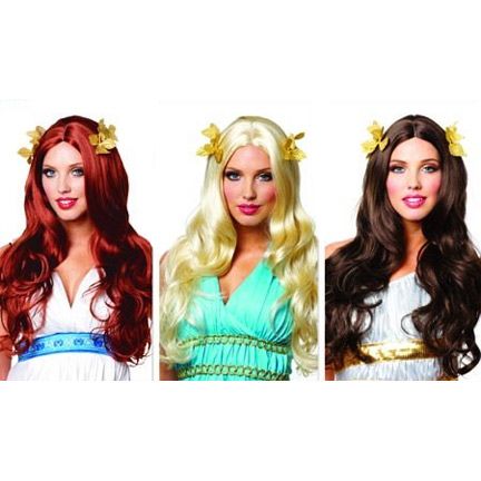 goddess wig adult costume accessory