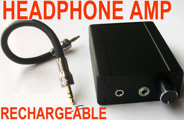   Handmade pocket chargeable battery portable Headphone Amplifier amp