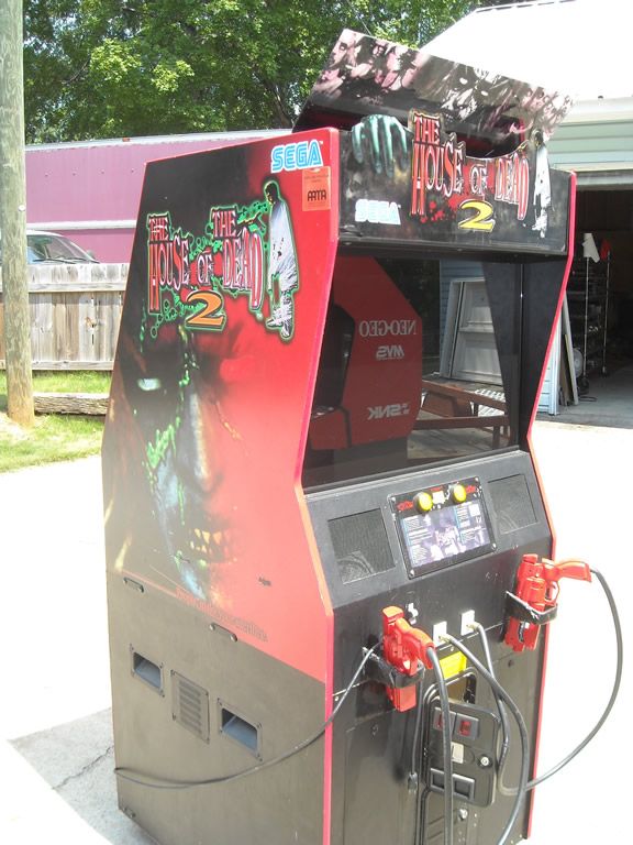 HOUSE OF THE DEAD 2 ARCADE MACHINE DEDICATED NICE  