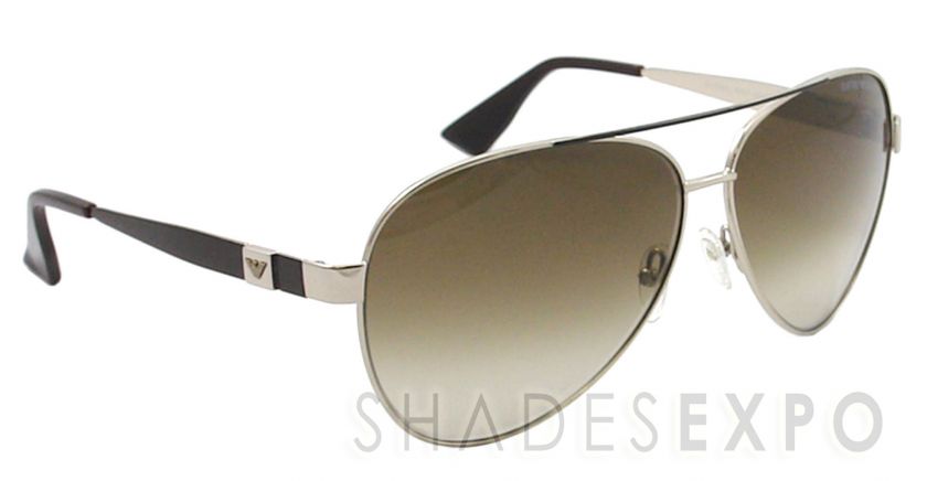 NEW Emporio Armani Sunglasses EA 9704/S BROWN 480CC EA9704 AUTH  