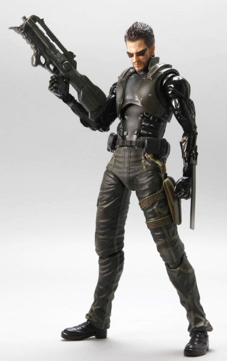   Ex Human Revolution Adam Jensen Play Arts Kai Action Figure  