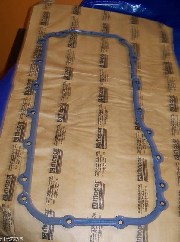 1992 Town & Country 3.3 Chrysler engine oil pan GASKET  