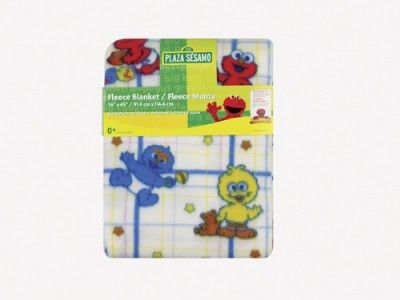   FLEECE BLANKET, Baby Shower, Elmo, Cookie Monster, Big Bird  