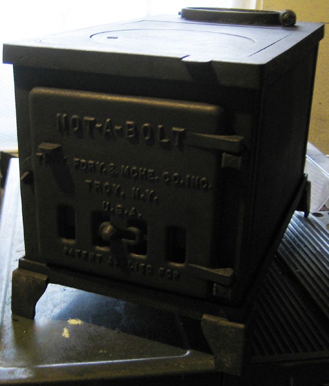 1920s NOT A BOLT Wood Stove by The Troy Foundry & Machine Company Inc 