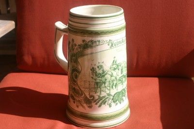 Giant Delft Green Heineken Beer Stein Delftsche Huys  