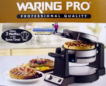 New WARING Professional Double Belgian Waffle Maker  