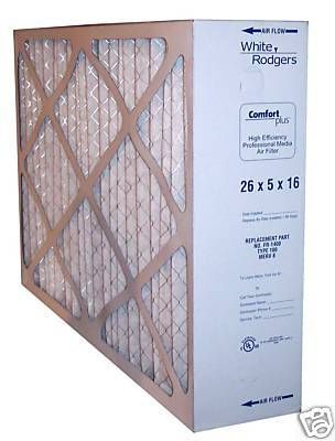 16x26x5 White Rodgers Media Filter FR1400 Lennox X0584  