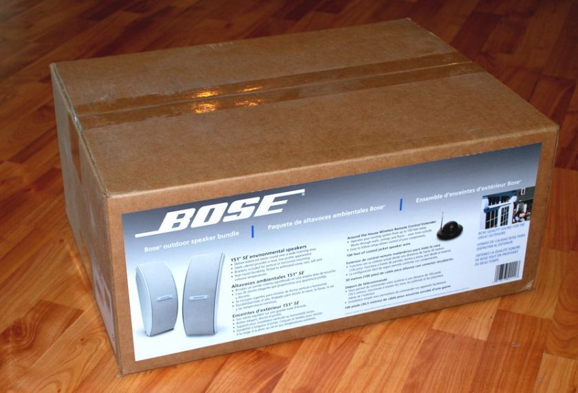 NEW Bose 151 SE Outdoor White Speaker Wireless Bundle  